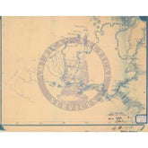 Historical Nautical Chart 361-C-00-1871: AK, Yukon River From Foot Of River To Sea Year 1871